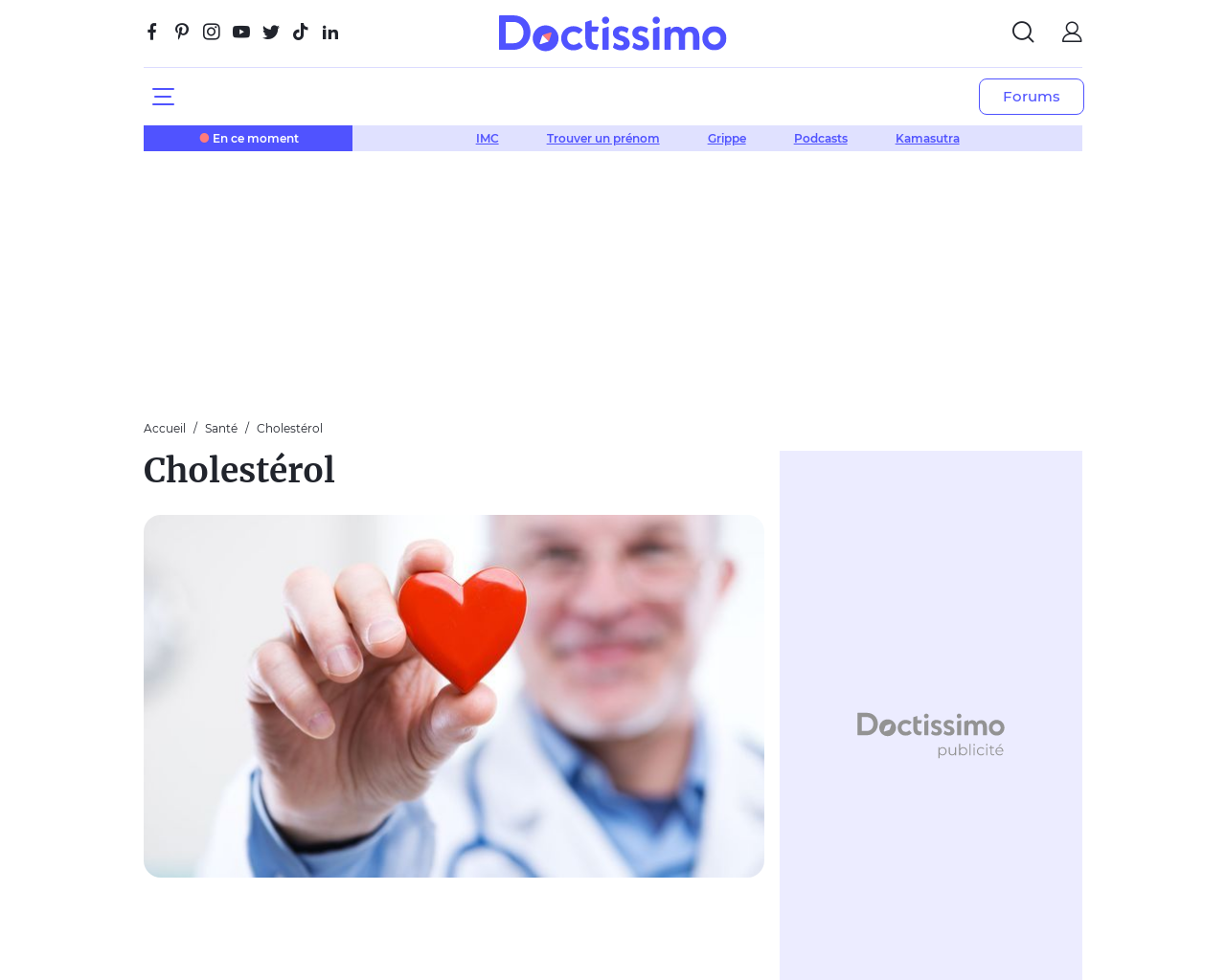 cholesterol.doctissimo.fr