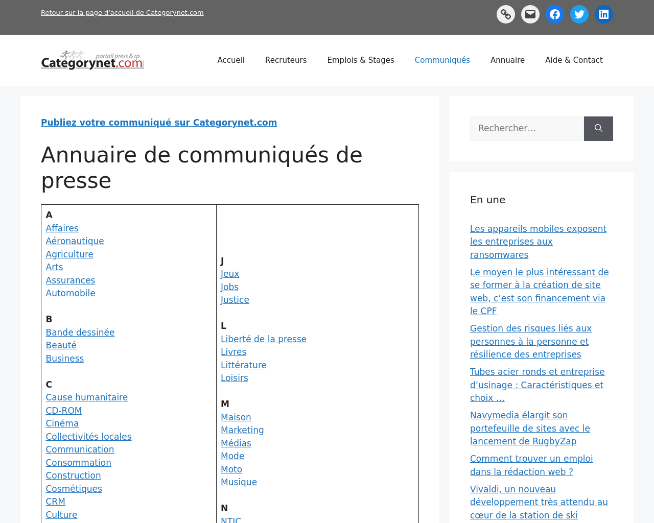 communiques.categorynet.com