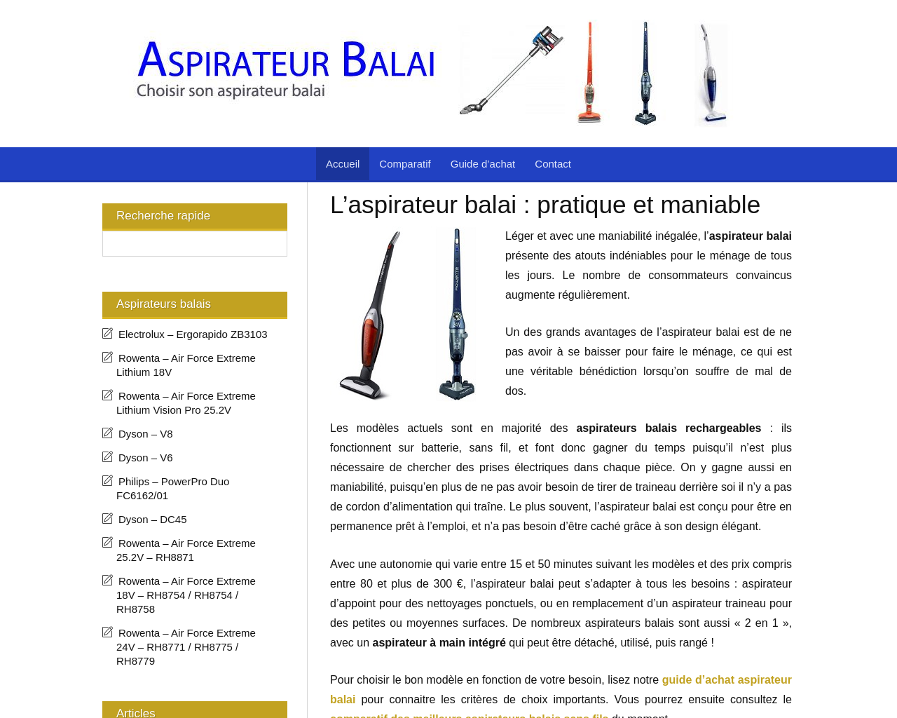 www.aspirateurbalai.info