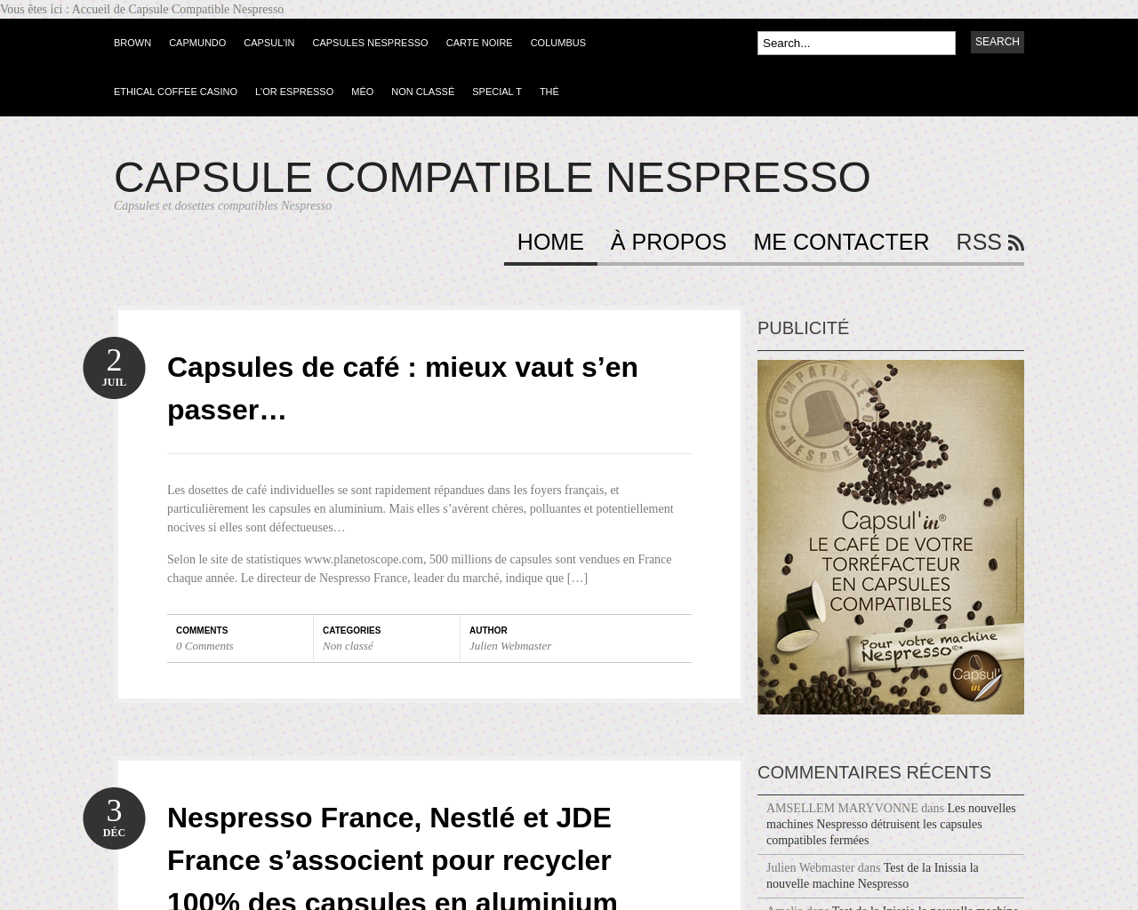 www.capsules-compatibles.fr