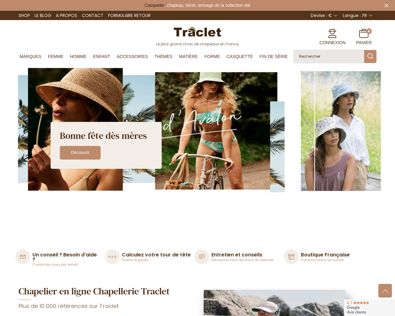 www.chapellerie-traclet.com