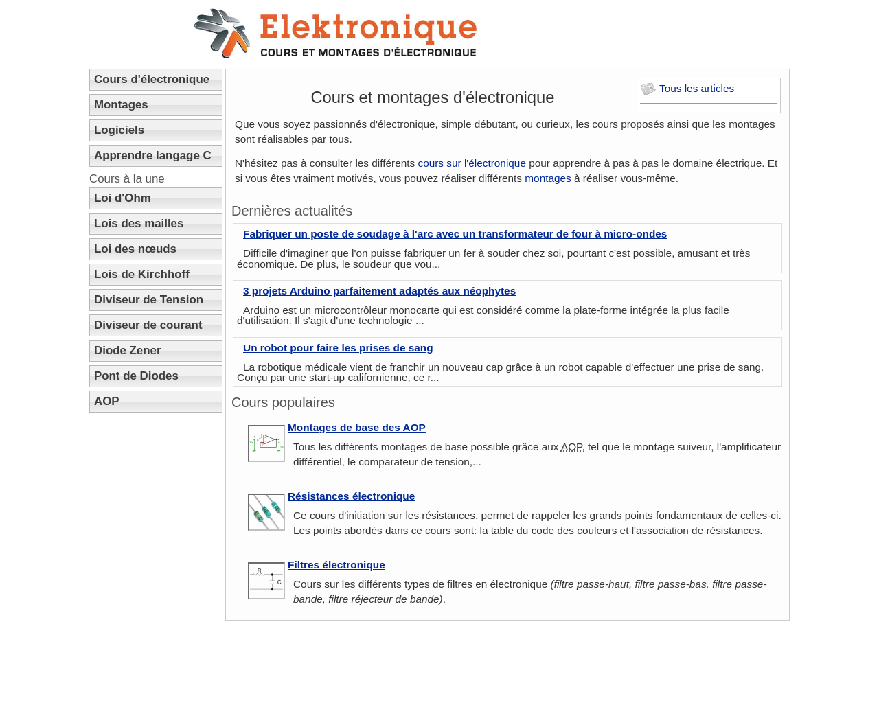 www.elektronique.fr