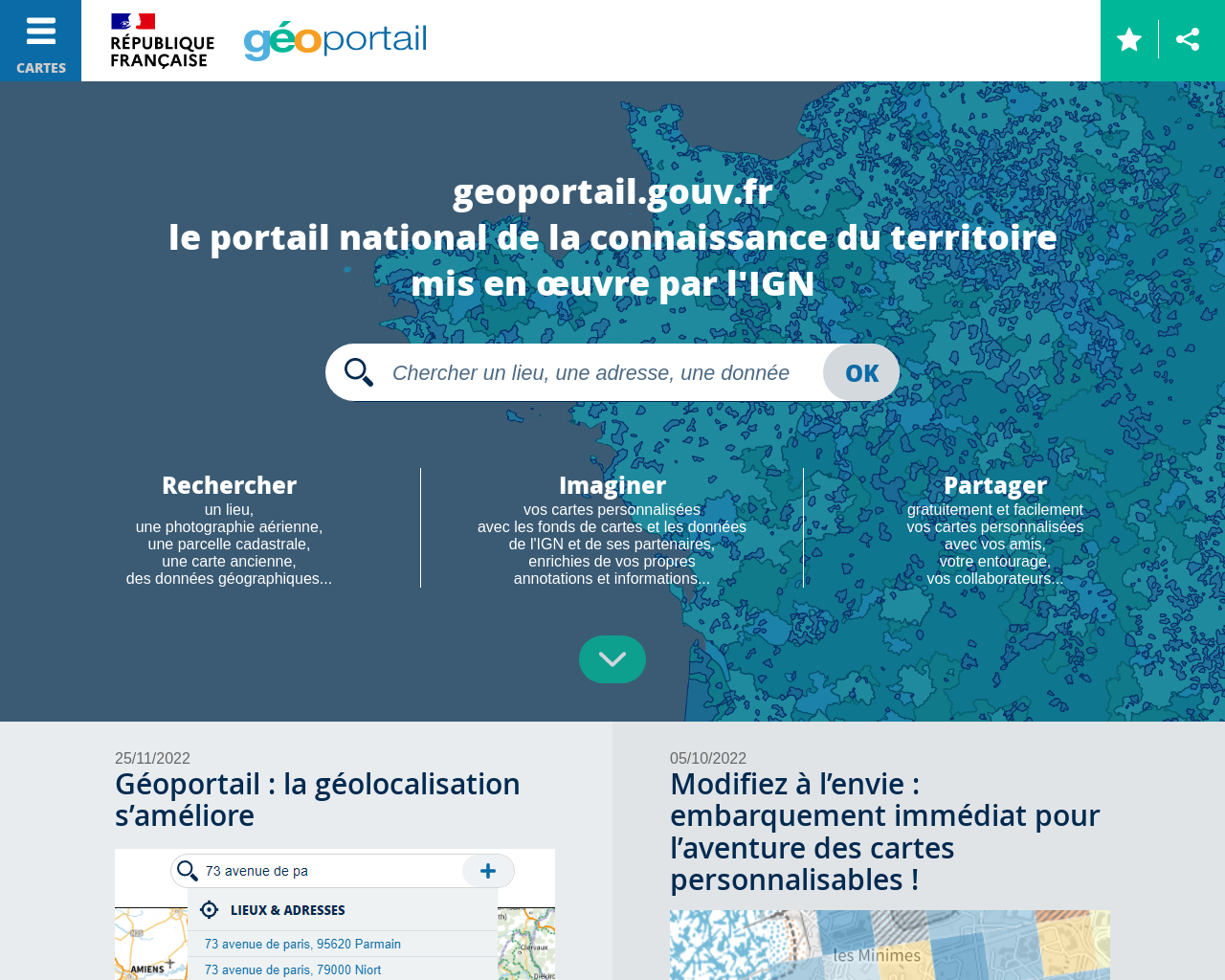 www.geoportail.gouv.fr