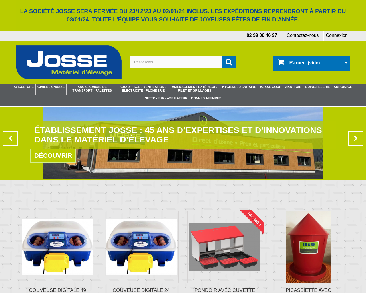 www.josse-materiel-elevage.com