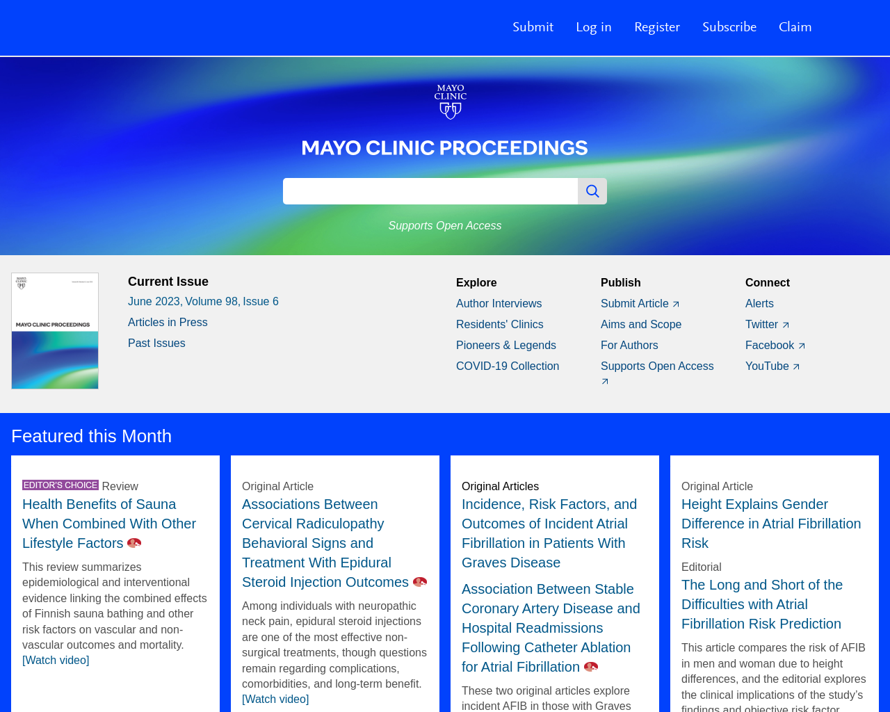 www.mayoclinicproceedings.org