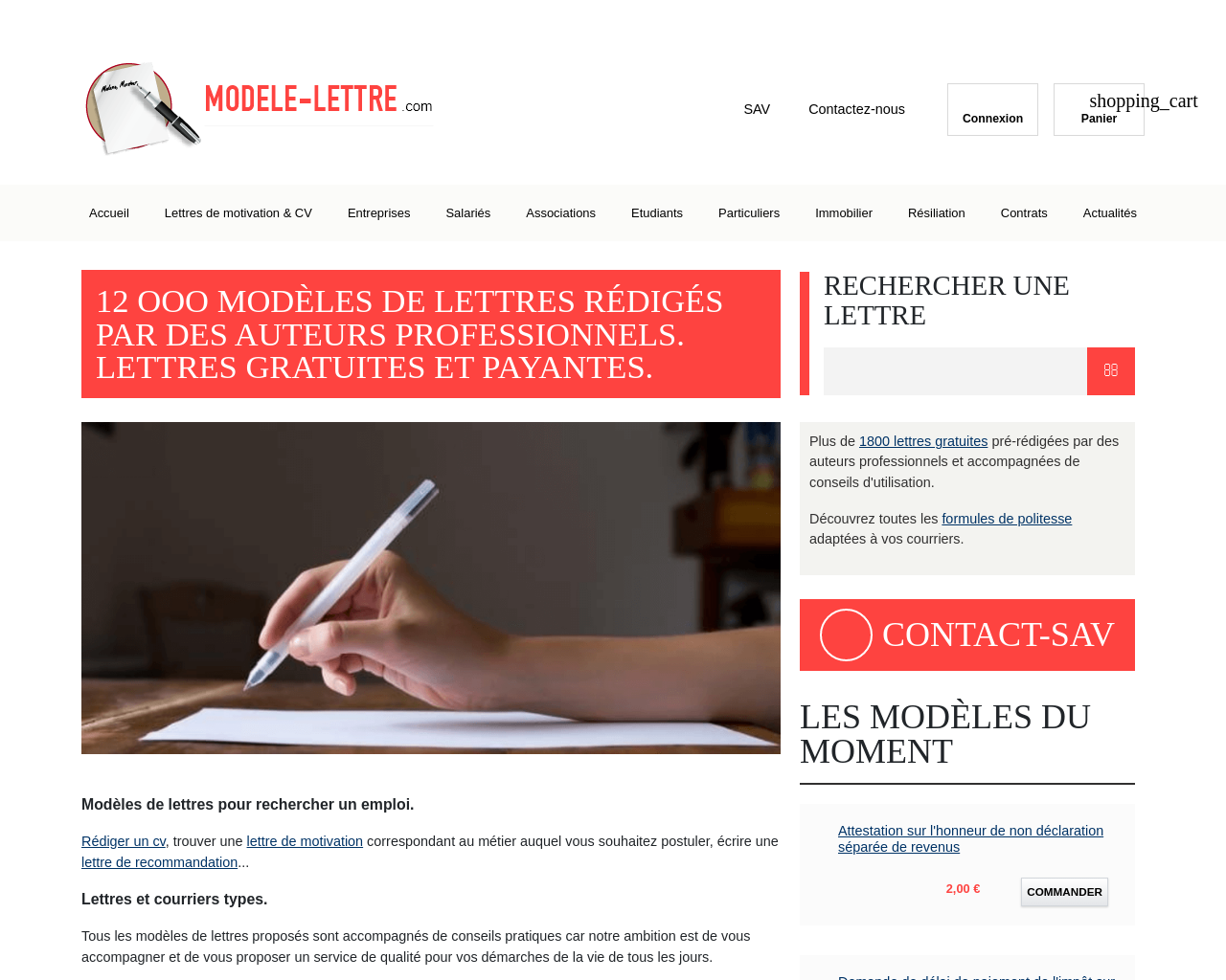 www.modele-lettre.com