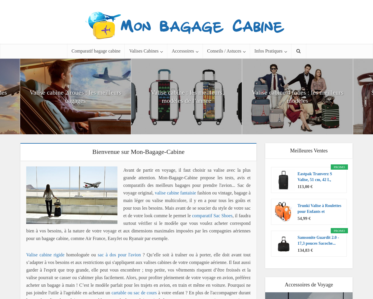 www.mon-bagage-cabine.com