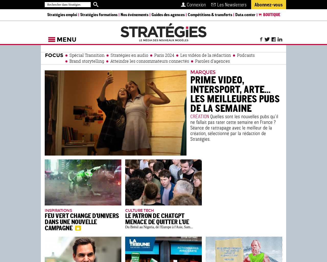 www.strategies.fr
